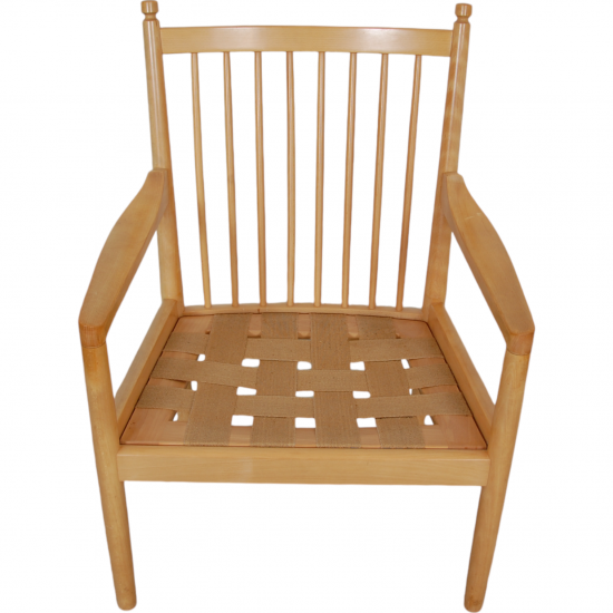 Hans Wegner 1788 chair in white fabric