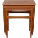 Hans Wegner stacking tables of teak