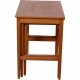 Hans Wegner stacking tables of teak