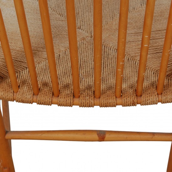 Hans Wegner J16 rockingchair of beech