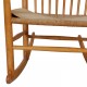 Hans Wegner J16 rockingchair of beech