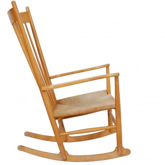 Hans Wegner J16 rockingchair of beech