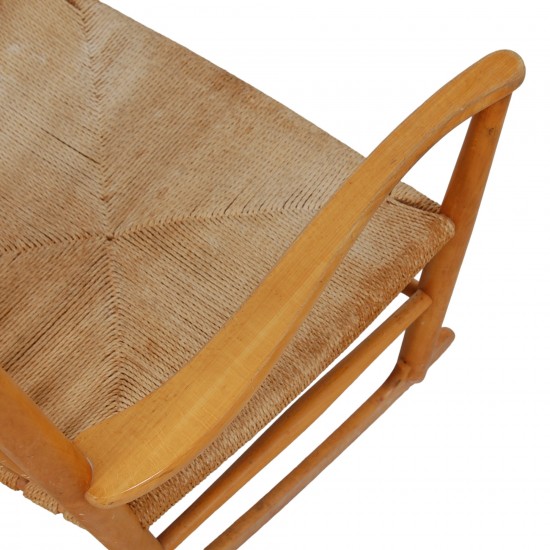 Hans Wegner J16 rockingchair of beech