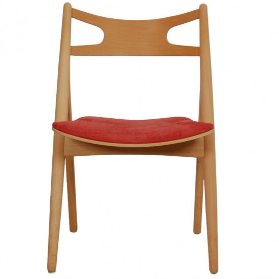 Hans Wegner Sawback dining chair in beech