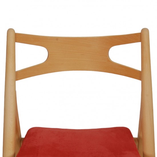 Hans Wegner Sawback dining chair in beech