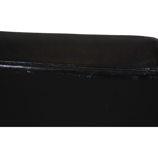 Hans Wegner AP34 3-seater airport sofa in black leather