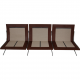 Fabricius and Kastholm 3 pers sofa with brown leather