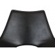 Fabricius and Kastholm Scimitar chair in black leather no. 20 