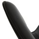 Fabricius and Kastholm Scimitar chair in black leather no. 23