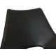 Fabricius and Kastholm Scimitar chair in black leather no. 23