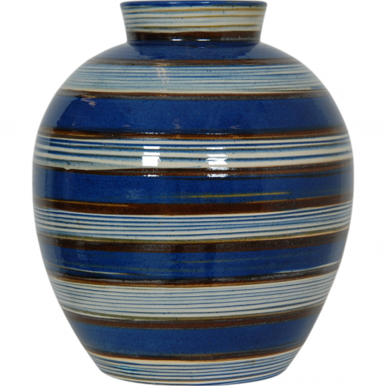 Kæhler blue vase 31 Cm.