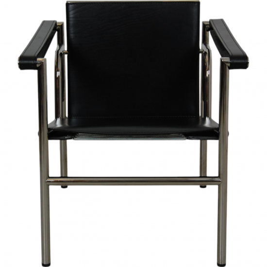 Le Corbusier LC-1 chair in black leather