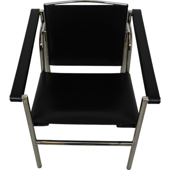 Le Corbusier LC-1 chair in black leather