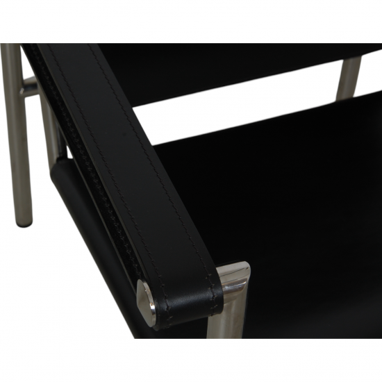 Le Corbusier LC-1 chair in black leather