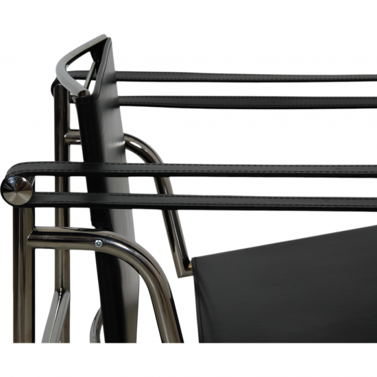 Le Corbusier LC-1 chair in black leather