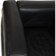 Le Corbusier LC-2/1 lounge chair in black leather