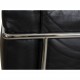 Le Corbusier LC-2/1 lounge chair in black leather