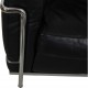 Le Corbusier LC 2/1 chair in black leather 