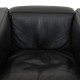 Le Corbusier LC-2 lounge chair in black Pelle leather