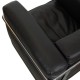 Le Corbuiser LC-2 lounge chair in black pelle leather