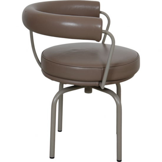 Le Corbusier LC-7 chair in grey leather