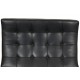 Mies Van Der Rohe Barcelona chair in black leather