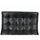 Ludwig Mies Van der Rohe Barcelona chair in black leather