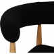 Nanna Ditzel circle chair in black fabric