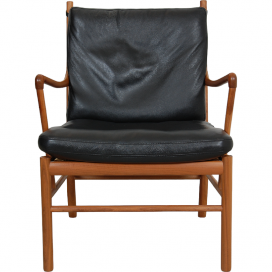 Ole Wanscher Colonial chair with stool in walnut