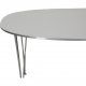 Piet Hein white Super elipse table 100x150 Cm