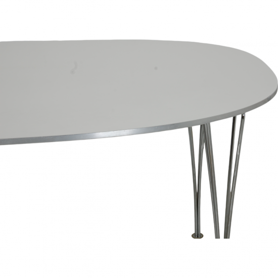 Piet Hein white Super elipse table 100x150 Cm