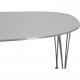 Piet Hein white Super elipse table 100x150 Cm