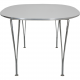 Piet Hein white Super elipse table 100x150 Cm