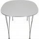 Piet Hein white Super elipse table 100x150 Cm