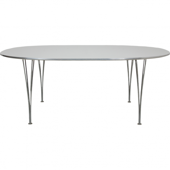 Piet Hein White super elipse table 120x180 Cm