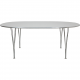 Piet Hein White super elipse table 120x180 Cm