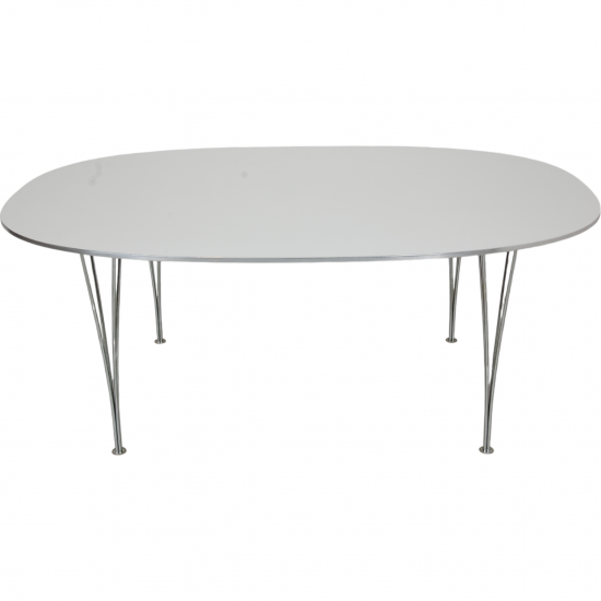 Piet Hein White super elipse table 120x180 Cm