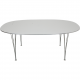 Piet Hein White super elipse table 120x180 Cm