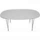 Piet Hein White super elipse table 120x180 Cm