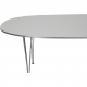 Piet Hein White super elipse table 120x180 Cm