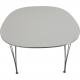 Piet Hein White super elipse table 120x180 Cm