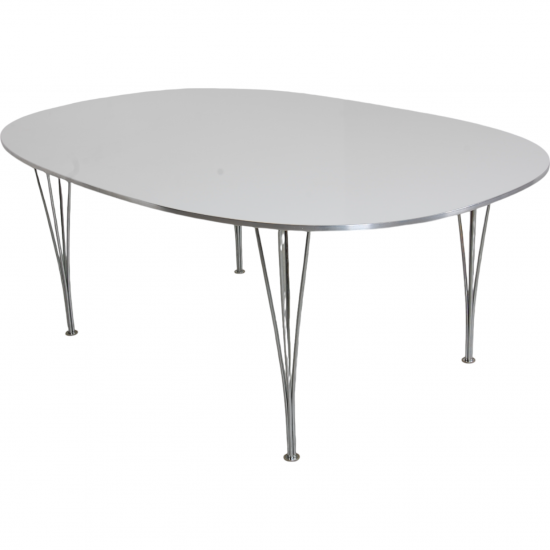 Piet Hein White super elipse table 120x180 Cm