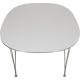 Piet Hein White super elipse table 120x180 Cm