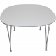 Piet Hein White super elipse table 120x180 Cm