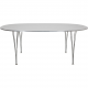 Piet Hein White super elipse table 120x180 Cm