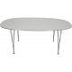 Piet Hein White super elipse table 120x180 Cm