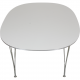 Piet Hein White super elipse table 120x180 Cm