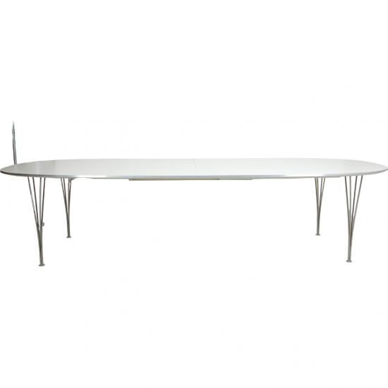 Piet Hein B619 dining table 180-120 Cm with extension plates