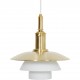 Poul Henningsen PH3/3 pendant of brass