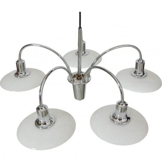 Poul Henningsen vintage Bombardements chandelier